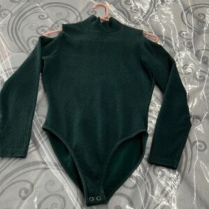 Elegant Green Women's Bodysuit